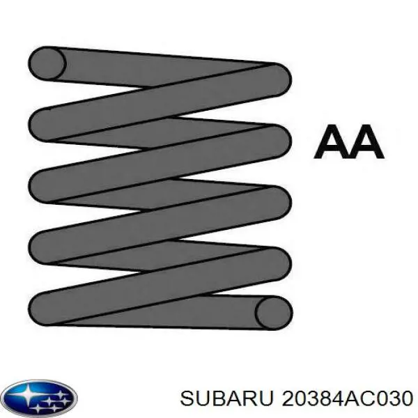 20384AC030 Subaru пружина задняя