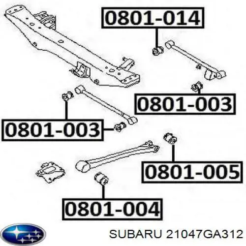  21047GA312 Subaru