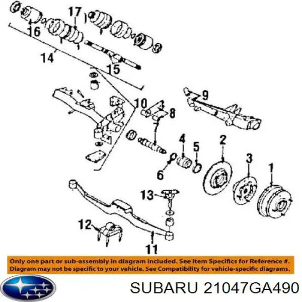  21047GA490 Subaru