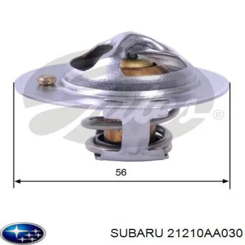 Termostato, refrigerante 21210AA030 Subaru