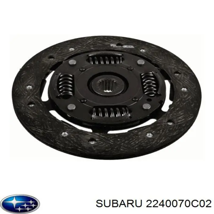 2240070C02 Subaru диск сцепления