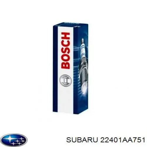 Свеча зажигания Subaru 22401AA751 цена, от 13.23 USD