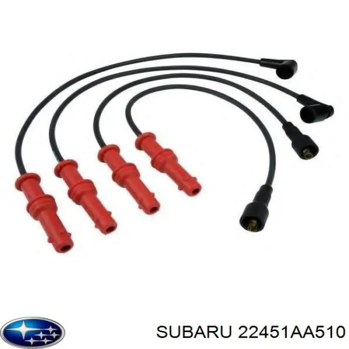 Провод высоковольтный, цилиндр №1, 3 Subaru 22451AA510