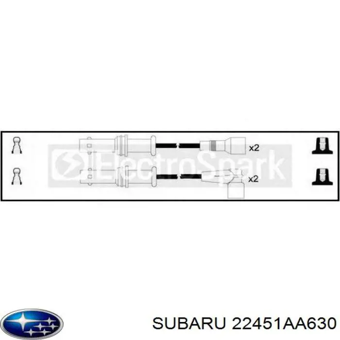 Купить 22451AA630 Subaru Провода высокого напряжения