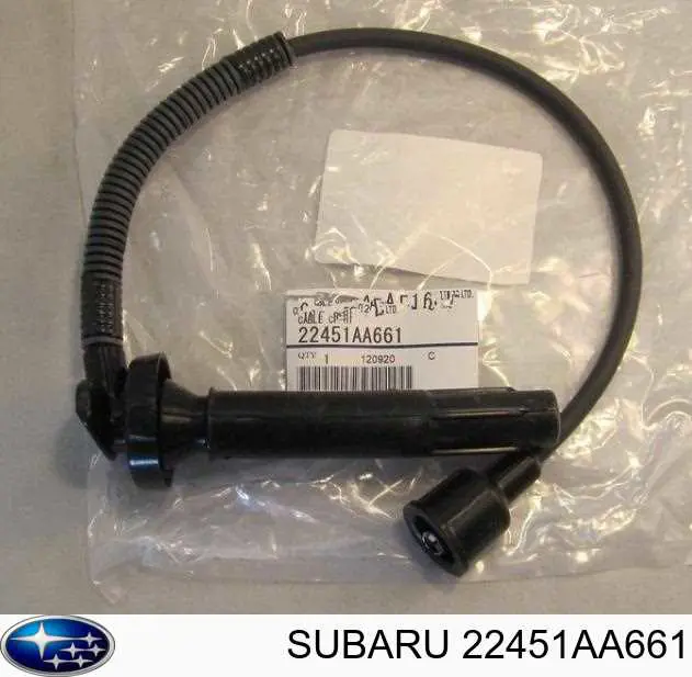 Провод высоковольтный, цилиндр №1, 3 на Subaru Impreza I 