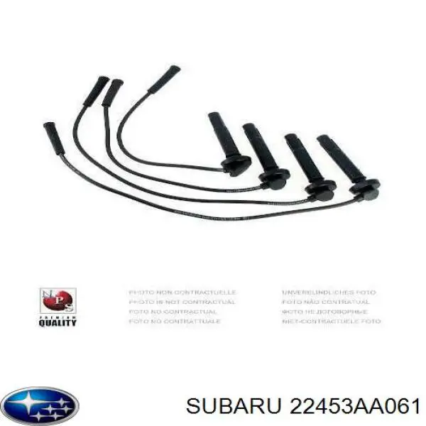 Провода высоковольтные, комплект Subaru 22453AA061