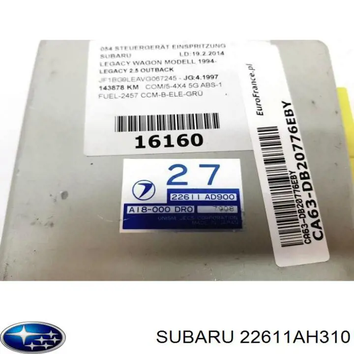  Subaru 22611AH310