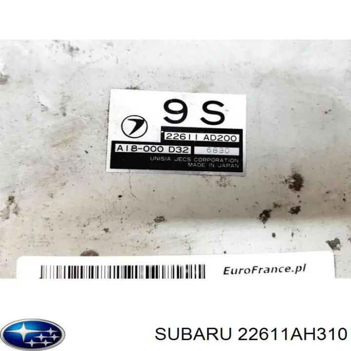 22611AH310 Subaru 
