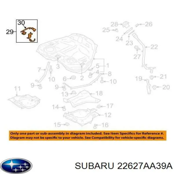  22627AA39A Subaru