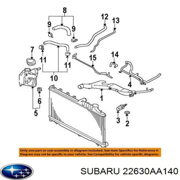 Compre Sensor de temperatura do fluido de esfriamento Subaru Outback 5