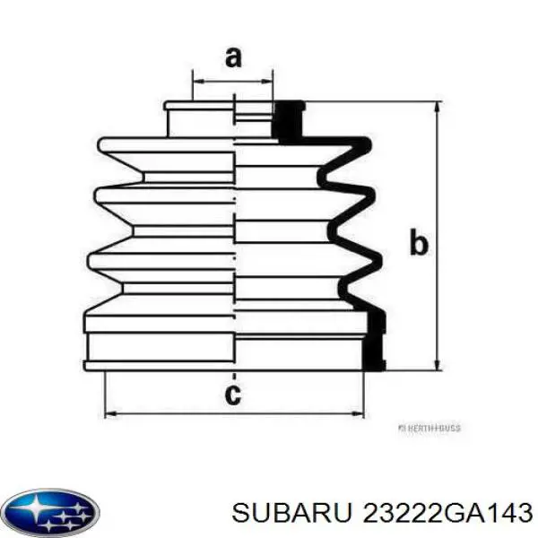 Пыльник ШРУСа наружный 23222GA143 Subaru