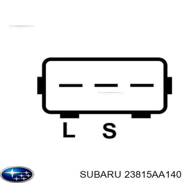 23815AA140 Subaru relê-regulador do gerador (relê de carregamento)