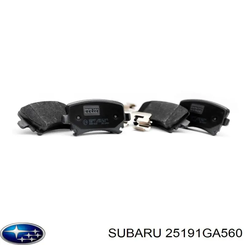 25191GA560 Subaru Колодки передние