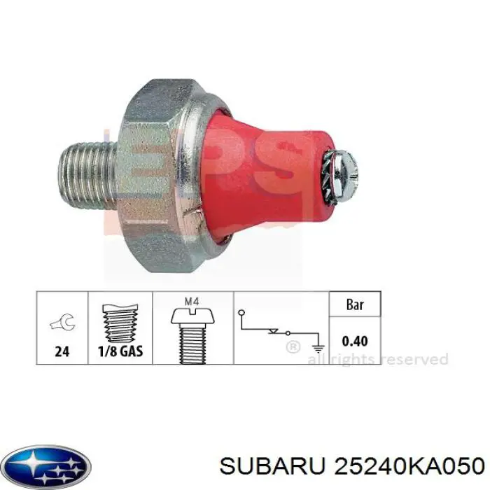 Датчик давления масла 25240KA050 Subaru