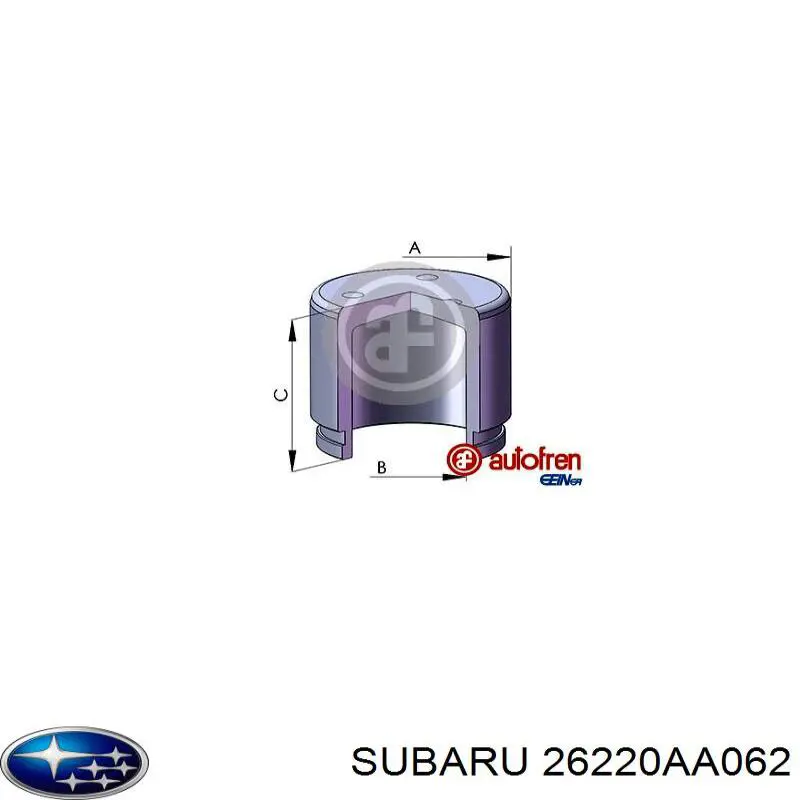 Купить 26291AA060 Subaru Суппорт задний правый