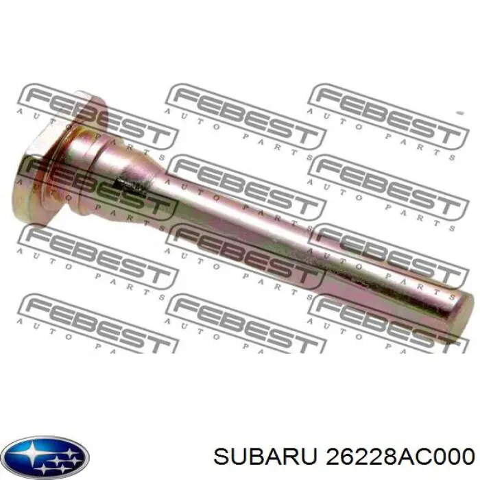 Направляющая суппорта переднего верхняя Subaru 26228AC000 цена, от 3.38 USD