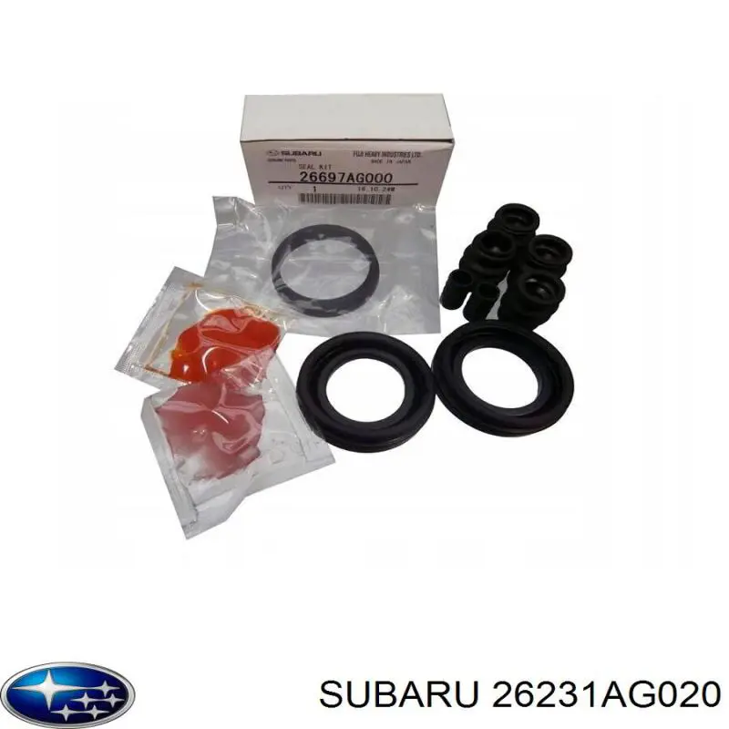 Втулка направляющей переднего суппорта на Subaru Forester S13, SJ