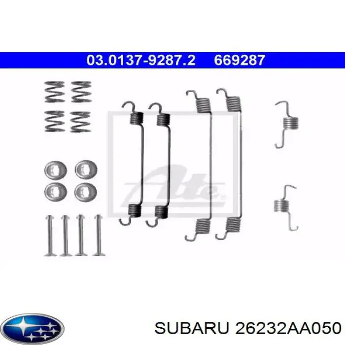  Subaru 26232AA050 цена, от 8.44 USD