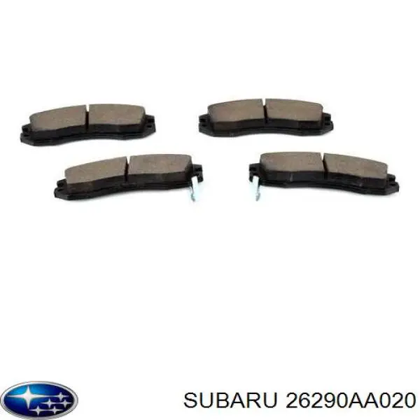 Передние тормозные колодки 26290AA020 Subaru