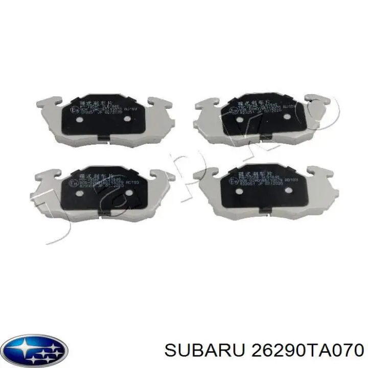 26290TA070 Subaru передние тормозные колодки
