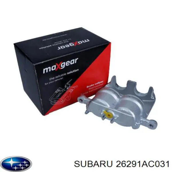 Купить 26291AC031 Subaru Суппорт тормозной передний левый