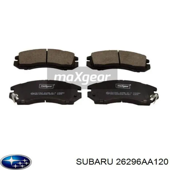 Передние тормозные колодки 26296AA120 Subaru