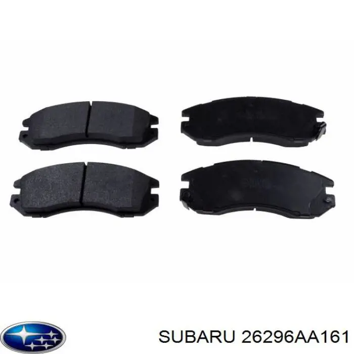 26296AA161 Subaru колодки тормозные передние дисковые