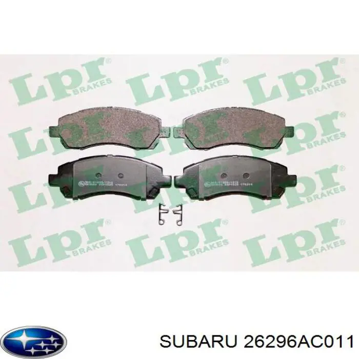 Колодки тормозные (Спереди) Subaru Impreza 92-07 / Legacy 89-09
