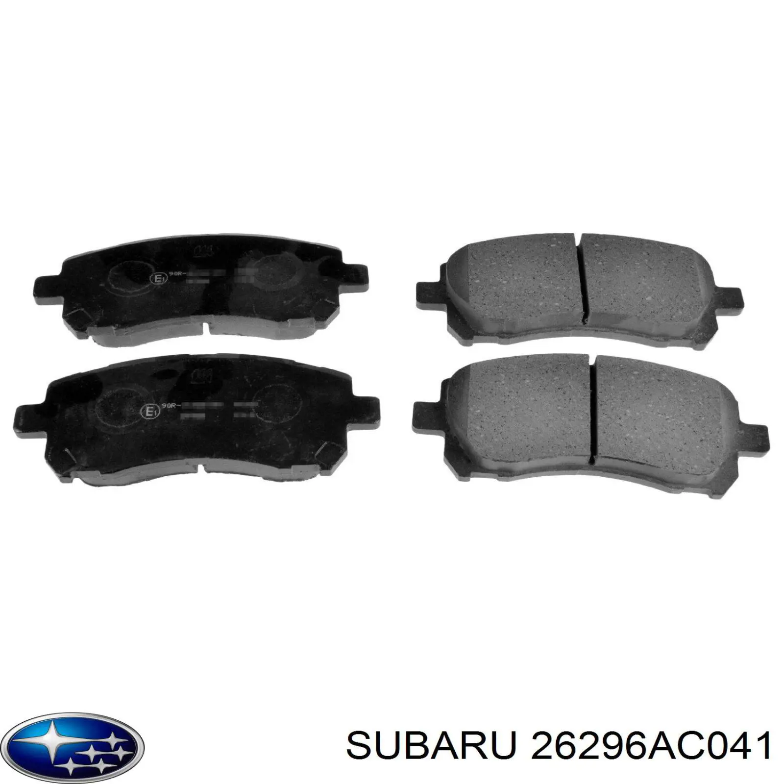 26296AC041 Subaru колодки тормозные передние дисковые