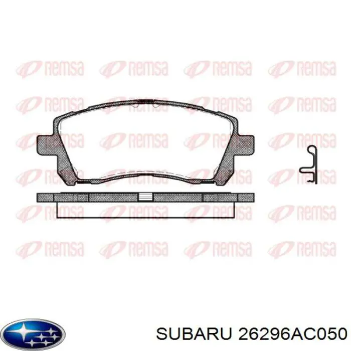 26296AC050 Subaru передние тормозные колодки