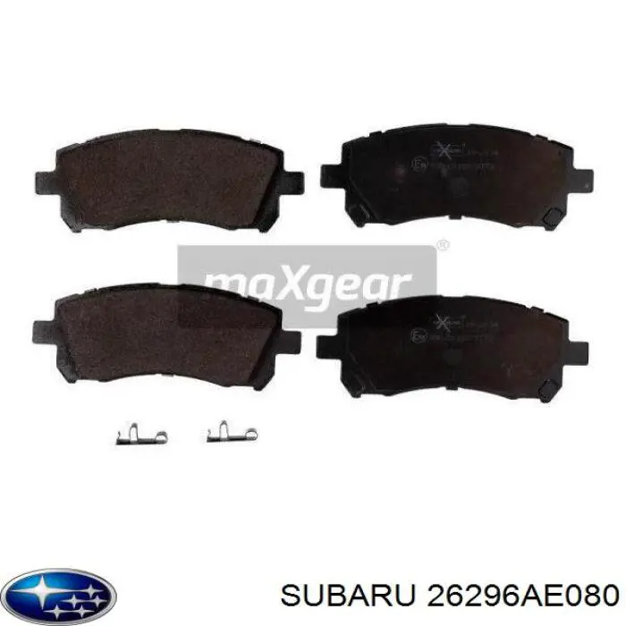 Передние тормозные колодки 26296AE080 Subaru