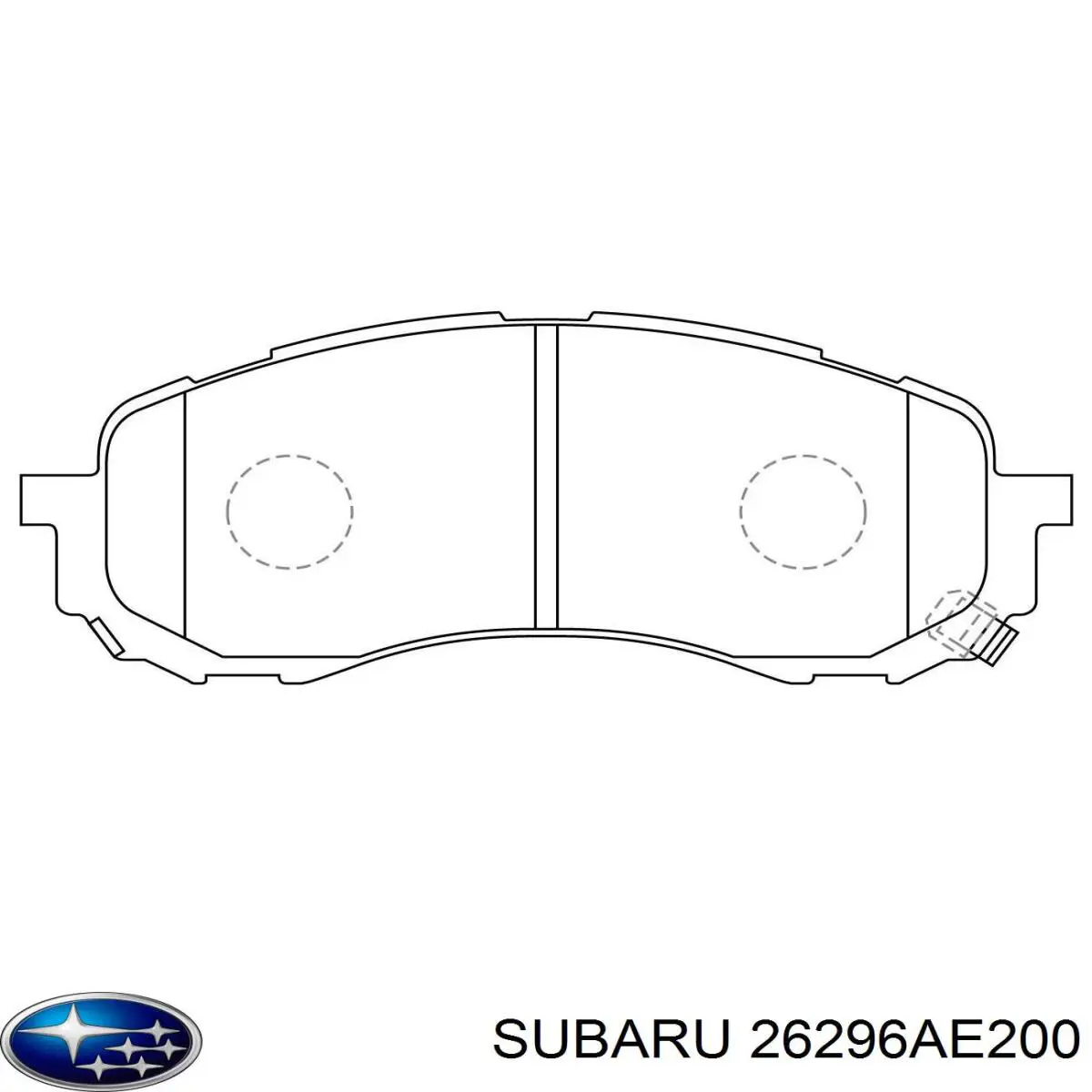 Колодки Subaru 26296AE200 цена, от 31.78 USD