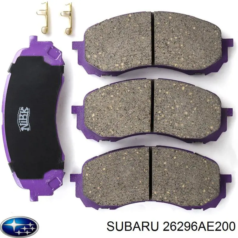 26296AE200 Subaru sapatas do freio dianteiras de disco