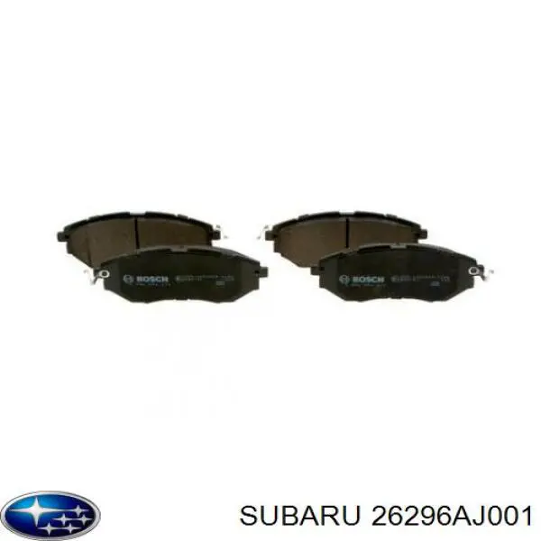 Купить 26296AJ001 Subaru Колодки тормозные