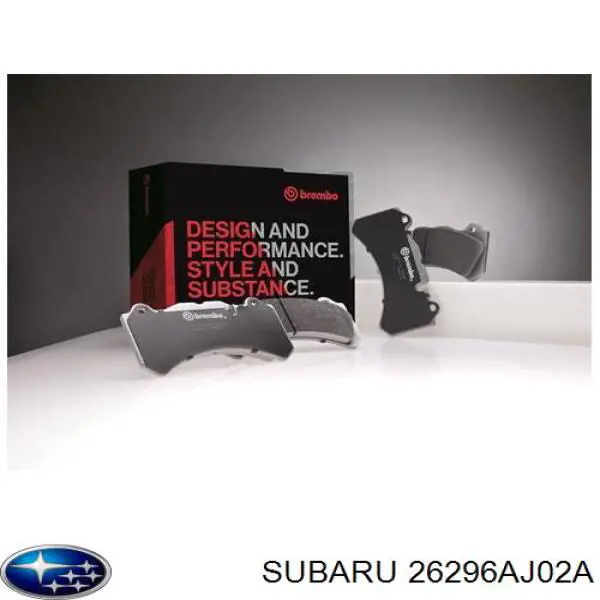 Купить 26296AJ02A Subaru Колодки тормозные