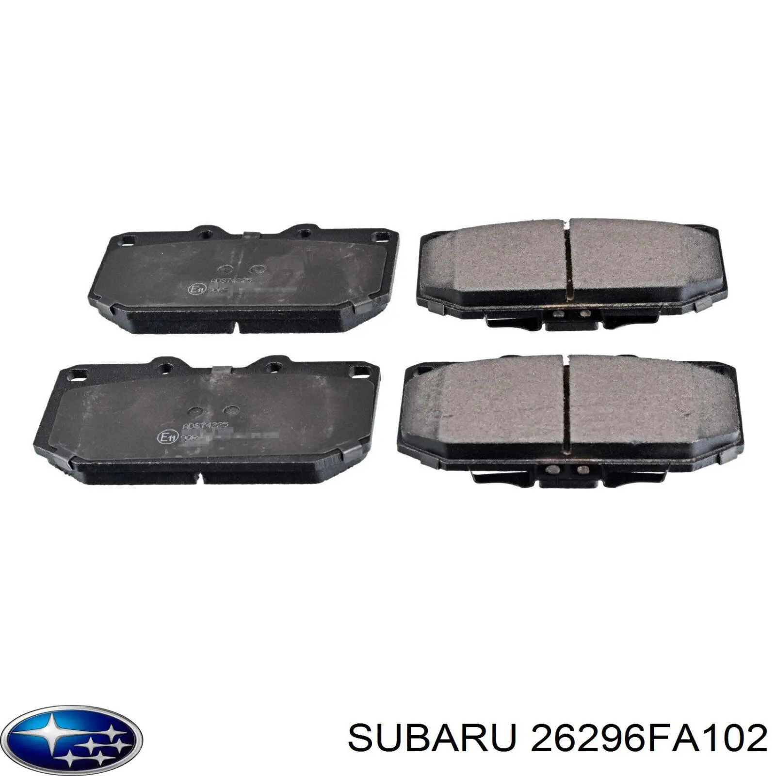 26296FA102 Subaru колодки тормозные передние дисковые