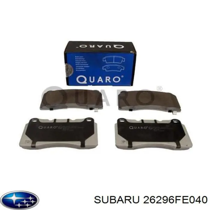 26296FE040 Subaru Колодки передние