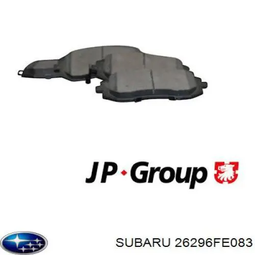 Передние тормозные колодки 26296FE083 Subaru