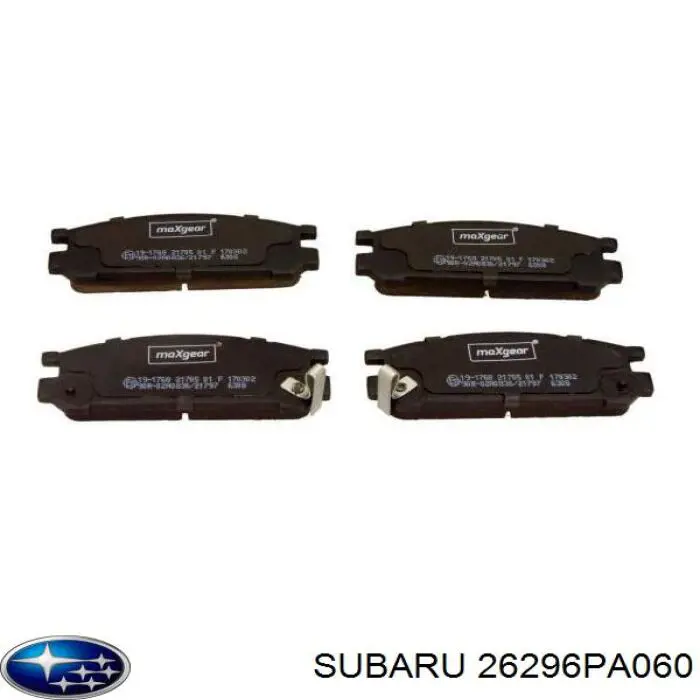 26296PA060 Subaru колодки тормозные задние дисковые