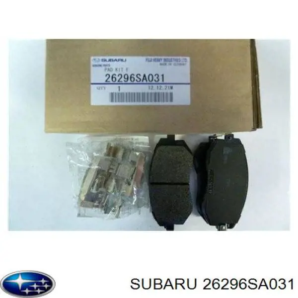 26296SA031 Subaru колодки тормозные передние дисковые