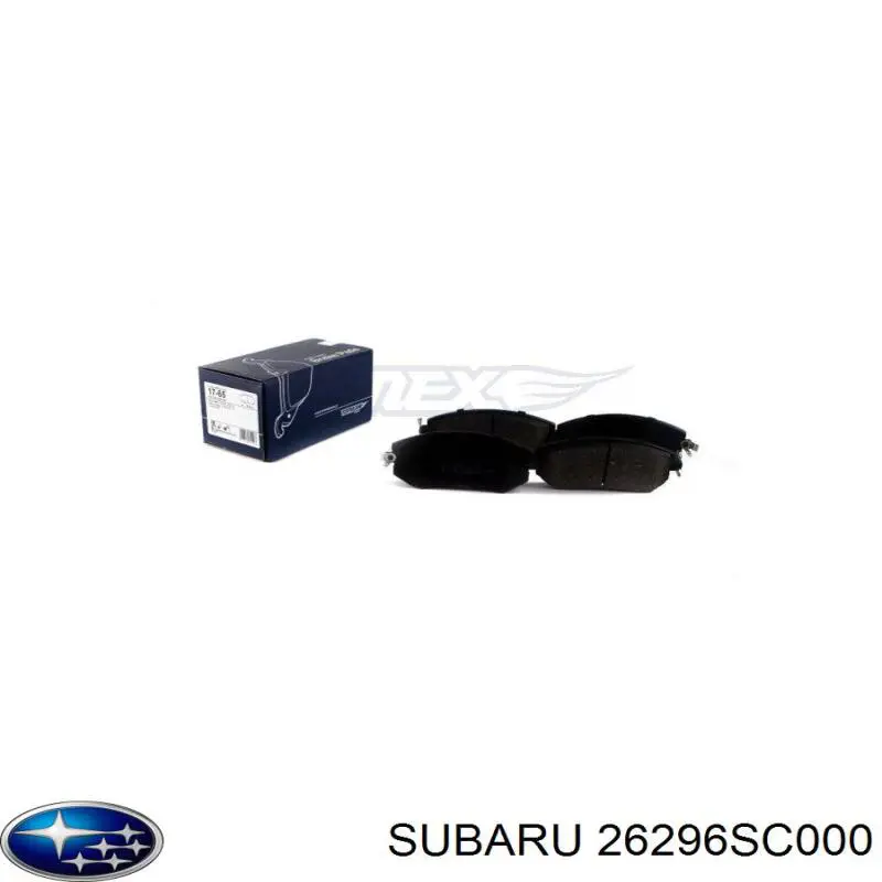 Передние тормозные колодки 26296SC000 Subaru