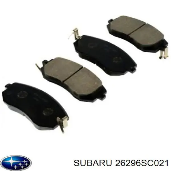 26296SC021 Subaru колодки тормозные передние дисковые