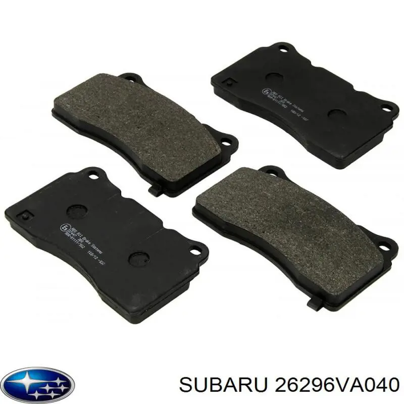 Колодки Subaru 26296VA041 цена, от 220.41 USD