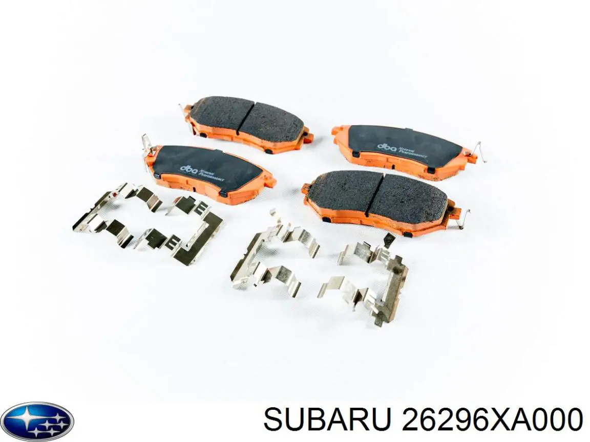 26296XA000 Subaru Колодки тормозные передние дисковые