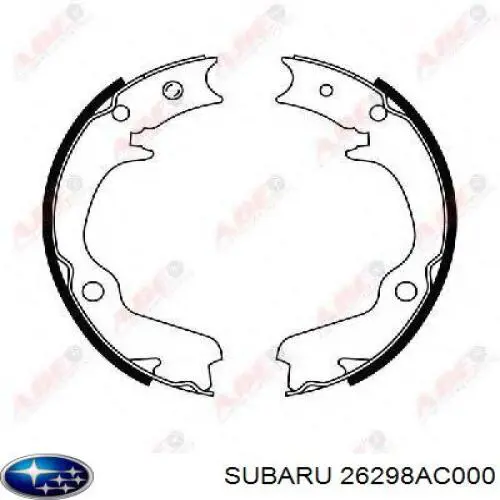 Колодки ручника 26298AC000 Subaru