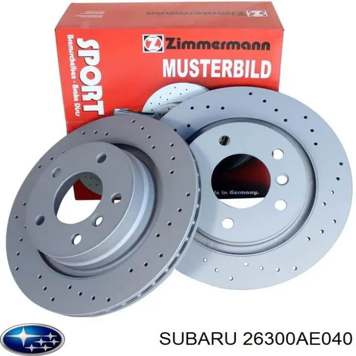 Тормоз дисковый передний Subaru 26300AE040 цена, от 28.65 USD