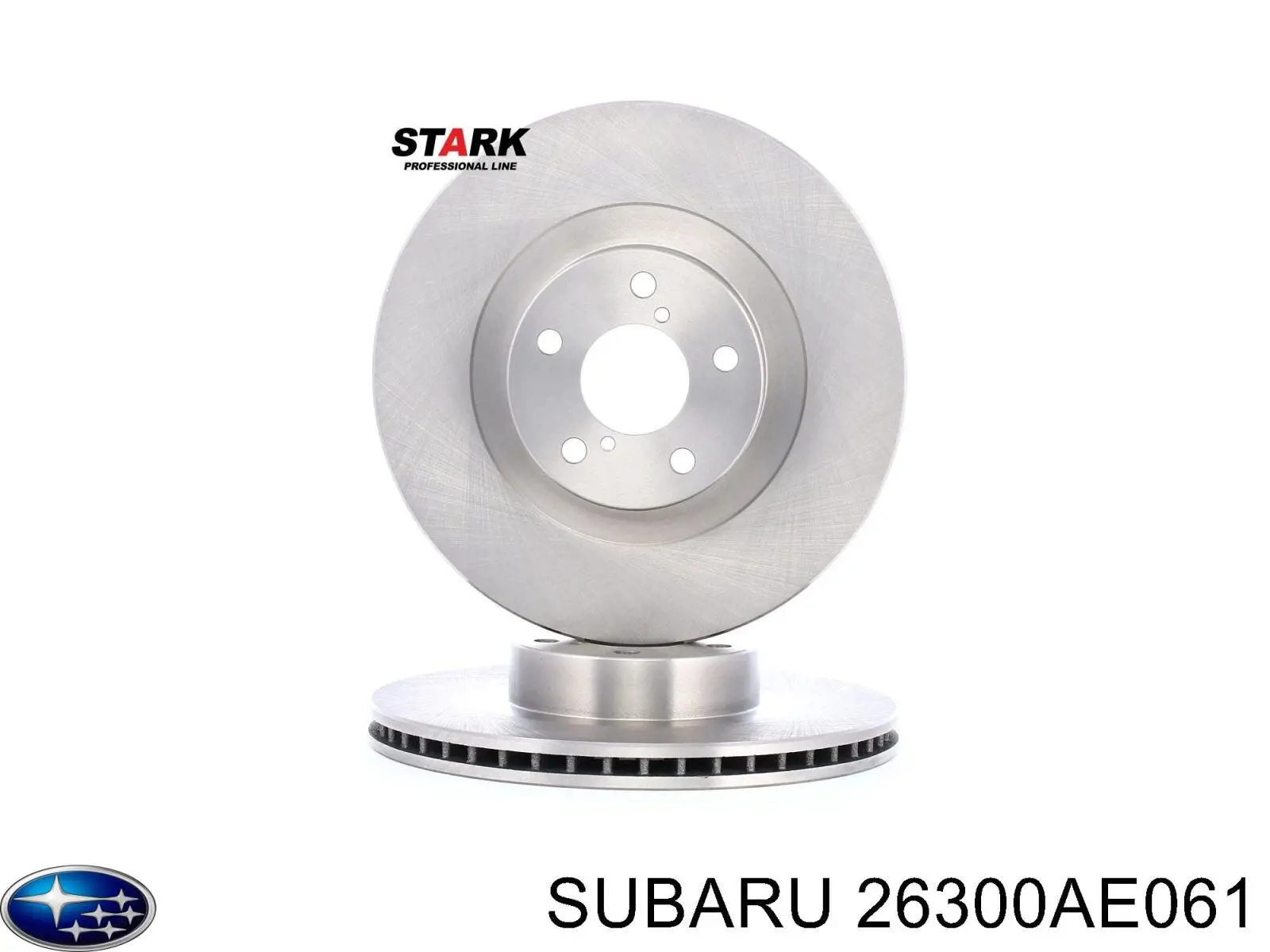 Передние тормозные диски 26300AE061 Subaru