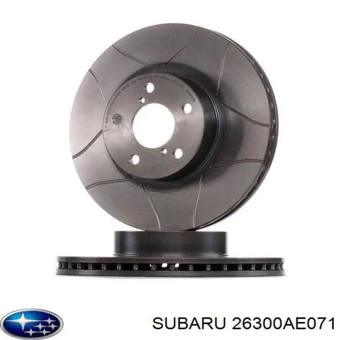 Disco do freio dianteiro Subaru 26300AE071