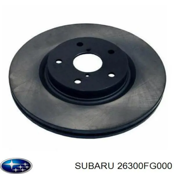 26300FG000 Subaru диск тормозной передний