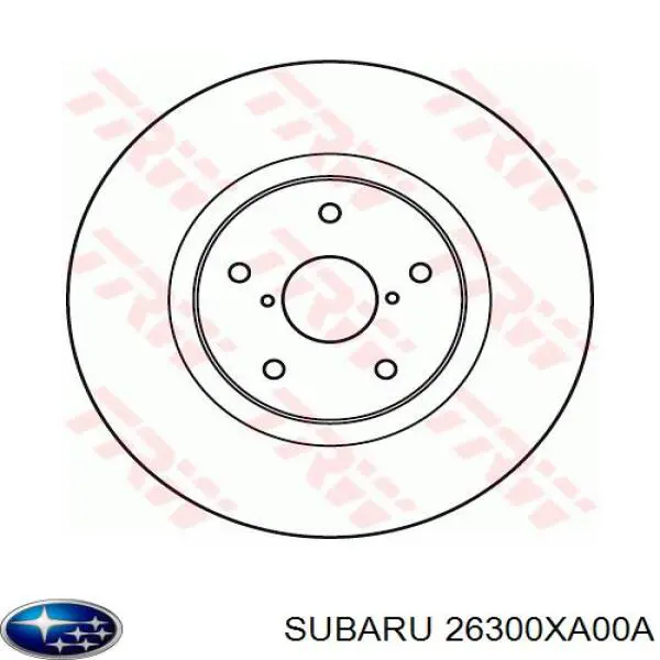 Передние тормозные диски 26300XA00A Subaru